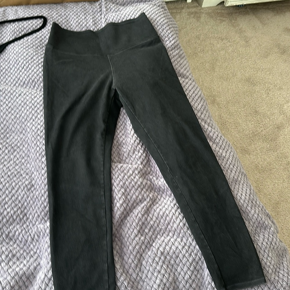 Sharkskin skinny pants